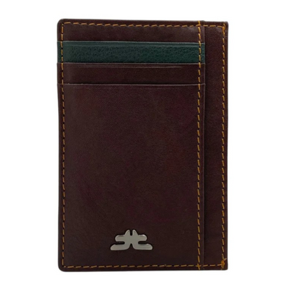 Super Slim Soft Genuine Leather Card Holder, Mini Credit Card Wallet # 1598N PHOTO