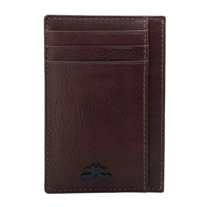 Super Slim Soft Genuine Leather Card Holder, Mini Credit Card Wallet # 1598N PHOTO