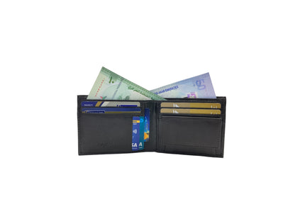 Slim & Compact Leather Bi-Fold Wallet # 1385C