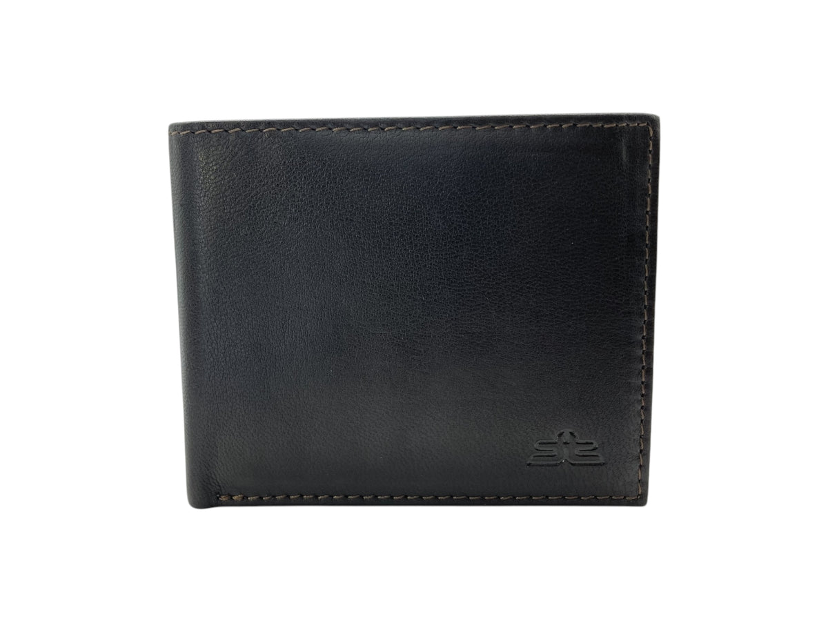 Slim & Compact Leather Bi-Fold Wallet # 1385C