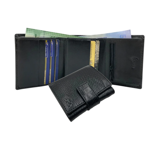 Trifold Wallet RFID Slim 12 Credit Card # 1178L