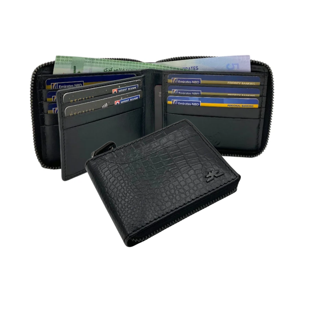 ZipVault 16 Card Full Zip Wallet RFID #4094NZ.2