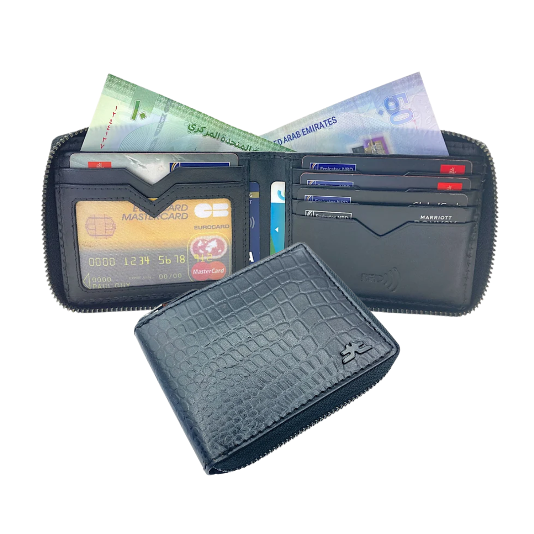 ZipVault Full Zip  Bifold Wallet RFID # 1138Z