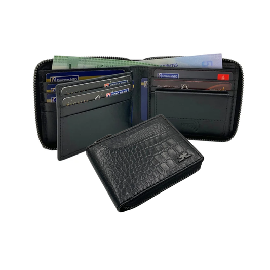 ZipVault 12 Card Full Zip Wallet RFID #4094CNZ.2
