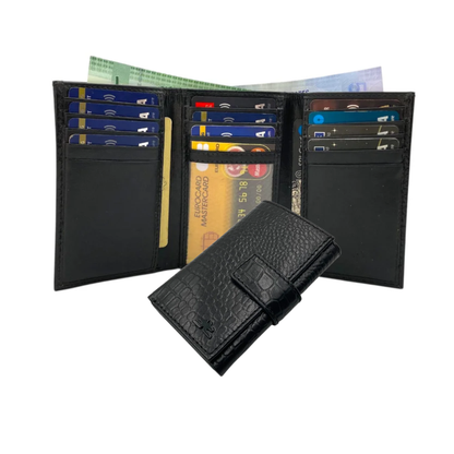 Trifold Wallet RFID Slim 15 Credit Card # 1802L