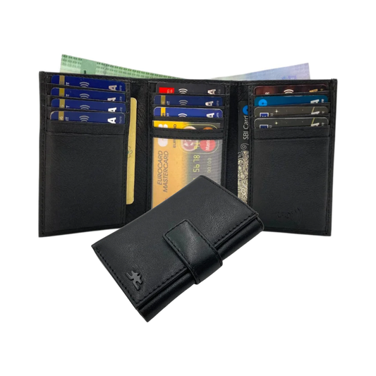 Trifold Wallet RFID Slim 15 Credit Card # 1802L