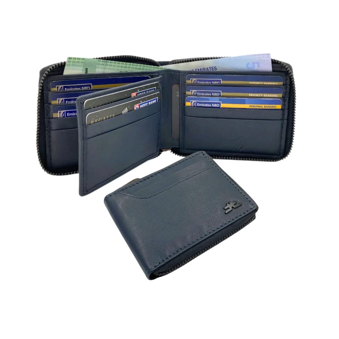 ZipVault 16 Card Full Zip Wallet RFID #4094NZ.2