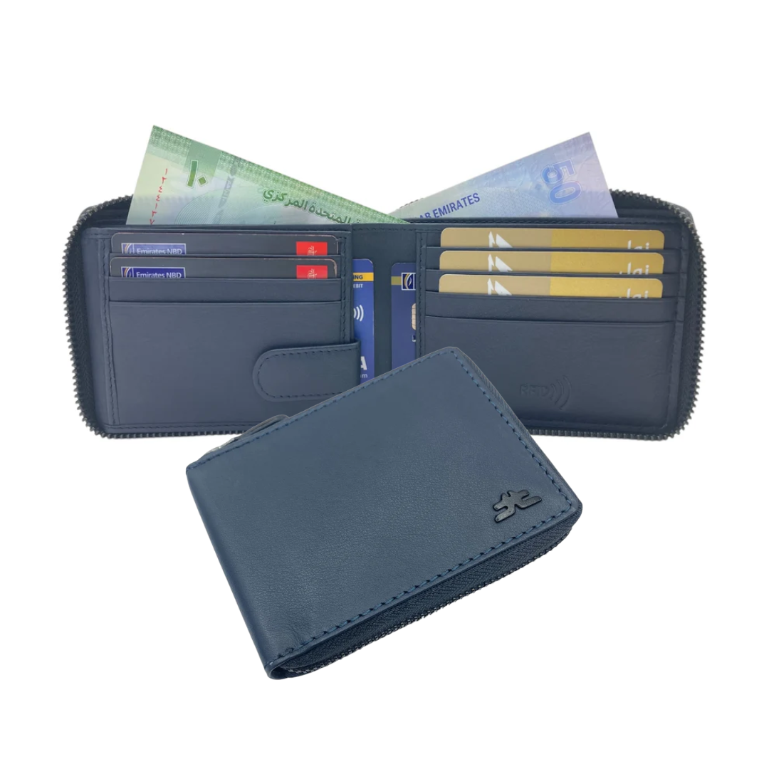 ZipVault Full Zip Bifold Wallet RFID # 1013Z