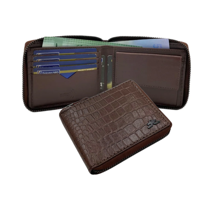 ZipVault Full Zip  Bifold Wallet RFID # 1138CZ