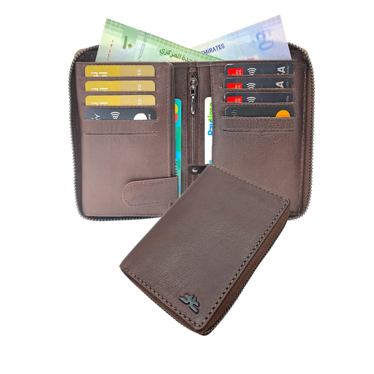 ZipVault Full Zip Bifold Wallet RFID # 618Z