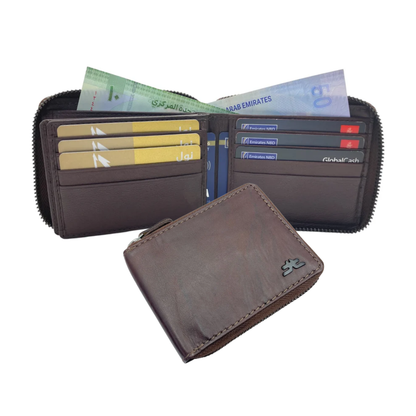 ZipVault Full Zip Bifold Wallet RFID # 983AZ