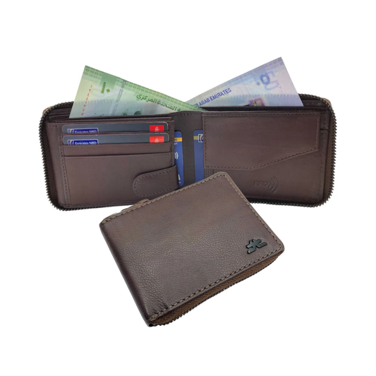 ZipVault Full Zip BiFold Wallet RFID # 1013CZ