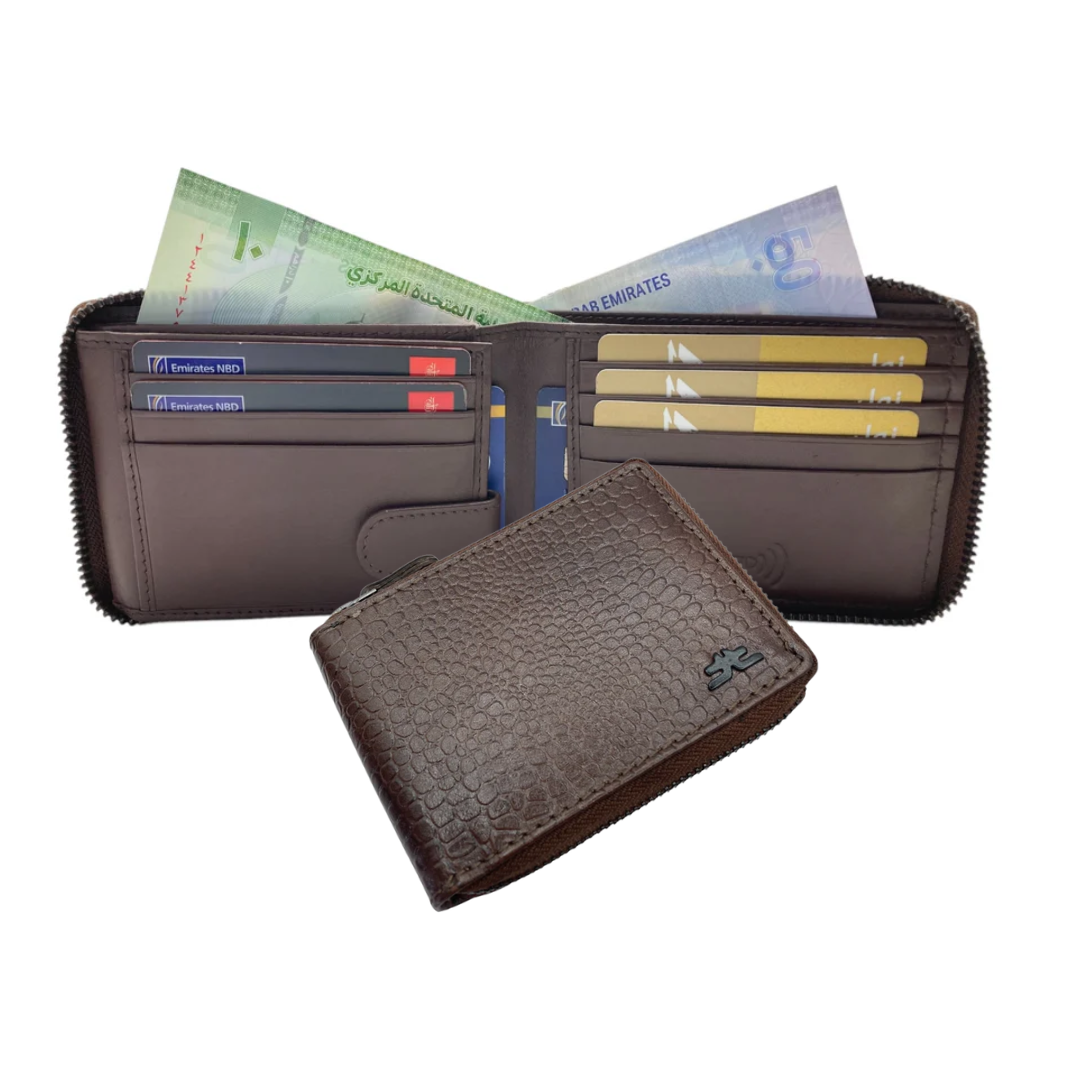 ZipVault Full Zip Bifold Wallet RFID # 1013Z