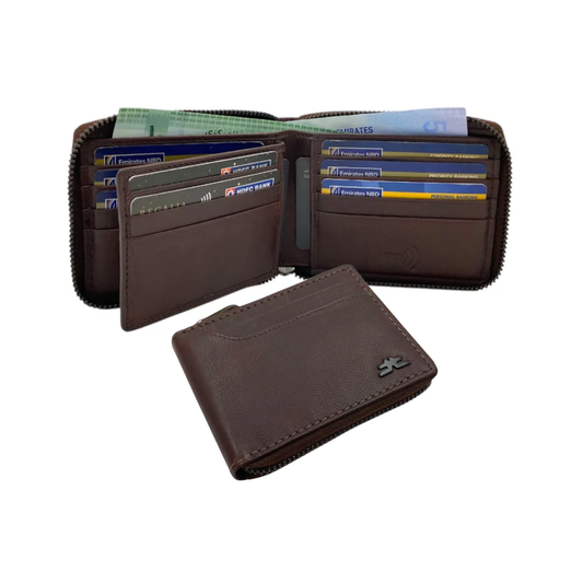 ZipVault 16 Card Full Zip Wallet RFID #4094NZ.2