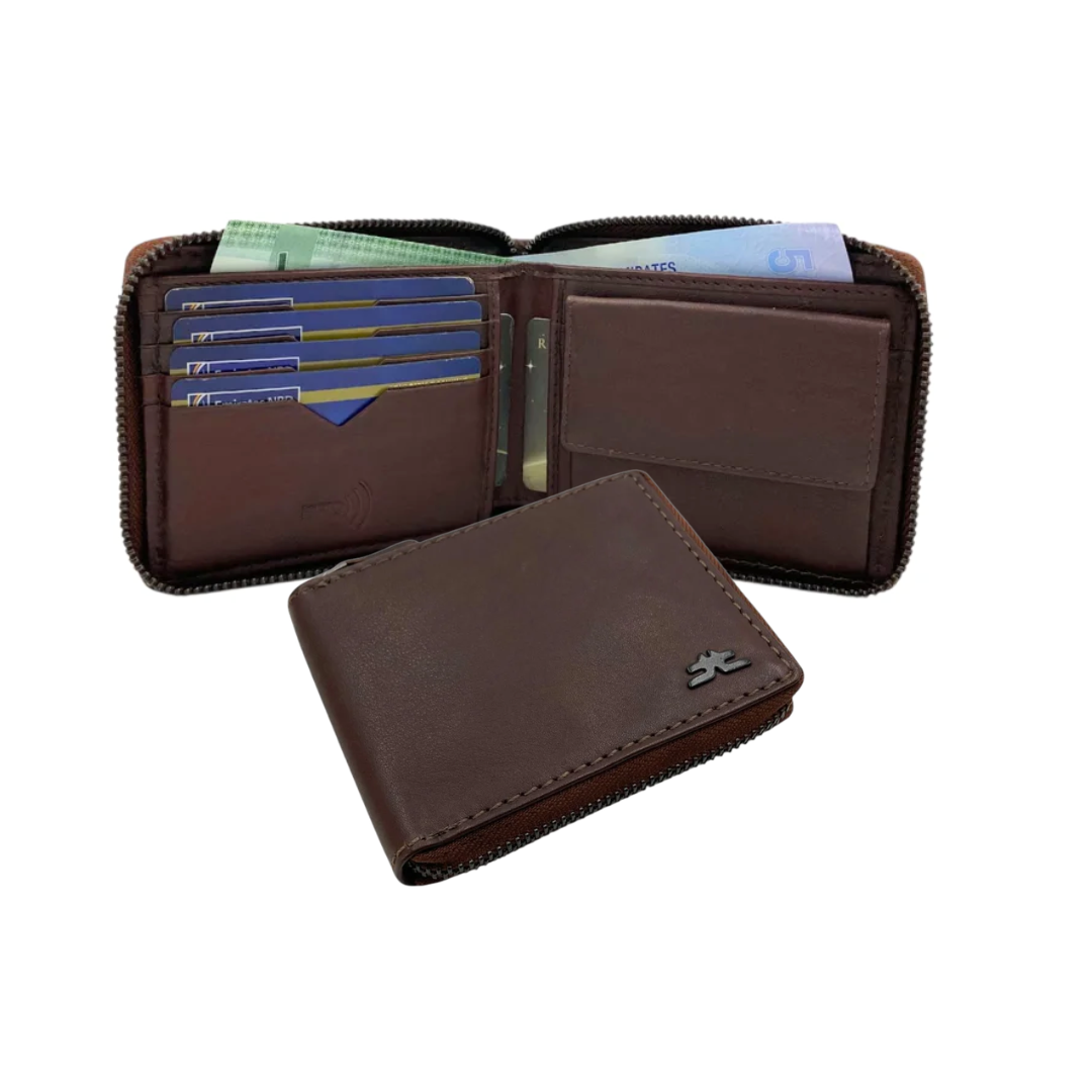 ZipVault Full Zip  Bifold Wallet RFID # 1138CZ