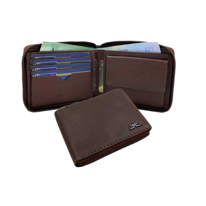 ZipVault Full Zip  Bifold Wallet RFID # 1138CZ