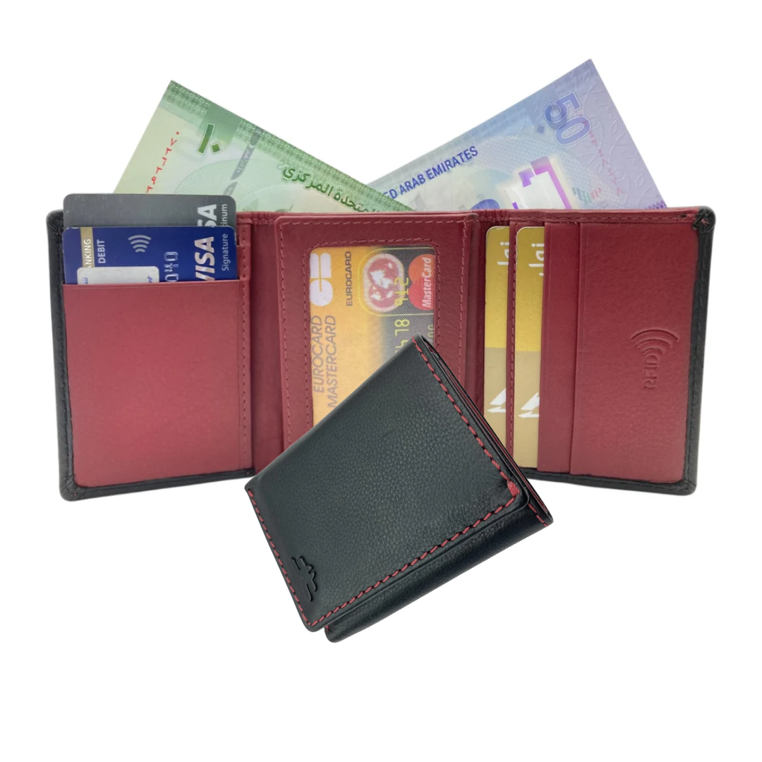 Trifold Wallet RFID Slim Wallets 10 Card- 1539