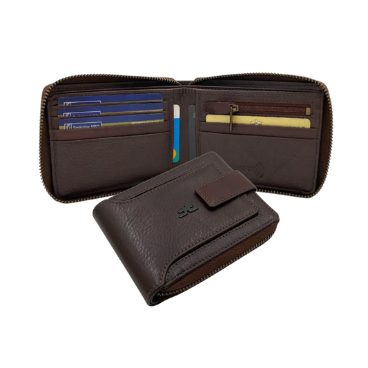 ZipVault 11 Card Full Zip Wallet RFID #4675Z