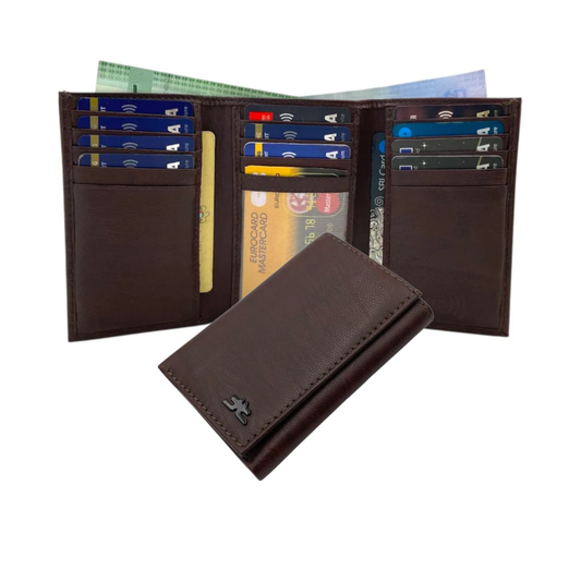 Trifold Wallet RFID Slim 15 Credit Card # 1802