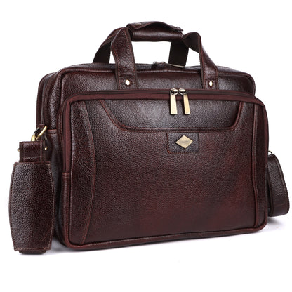 Voyager Leather Laptop Bag Classic #2818