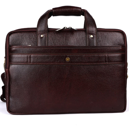 Voyager Leather Laptop Bag Classic #2818