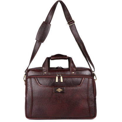 Voyager Leather Laptop Bag Classic #2818