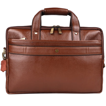 Voyager Leather Laptop Bag Classic #2818