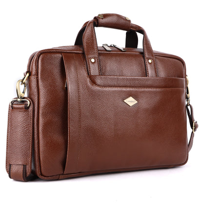 City Classic Leather Laptop Bag # 2866