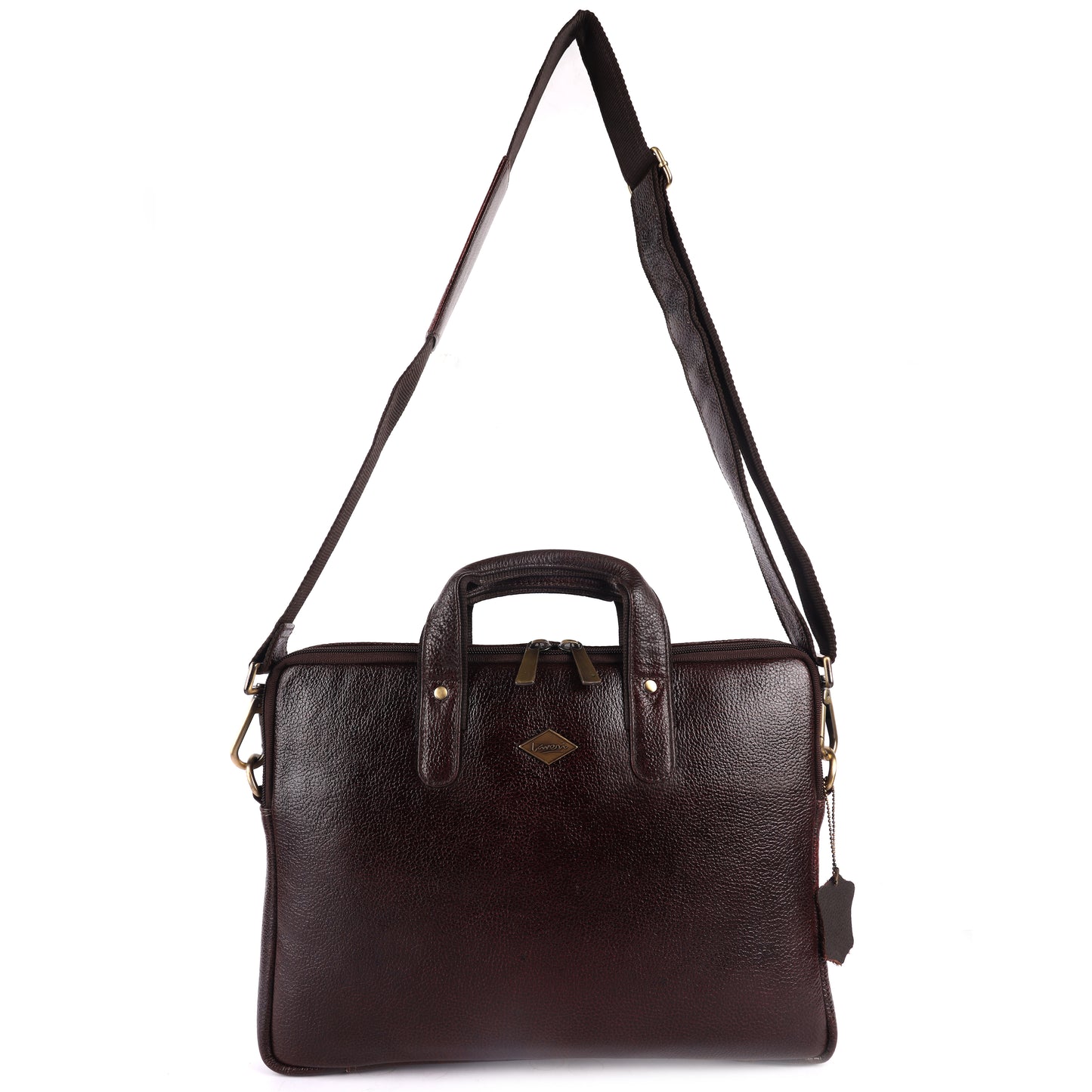 Ultra Light Classic Leather Laptop Bag #2817