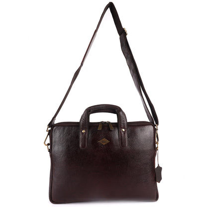 Ultra Light Classic Leather Laptop Bag #2817