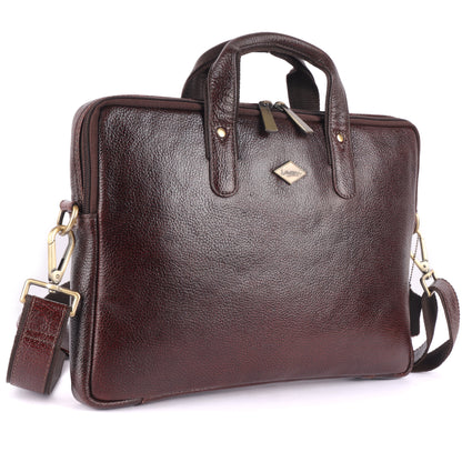 Ultra Light Classic Leather Laptop Bag #2817