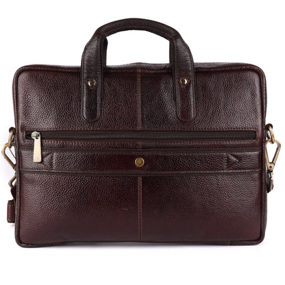 Ultra Light Classic Leather Laptop Bag #2817