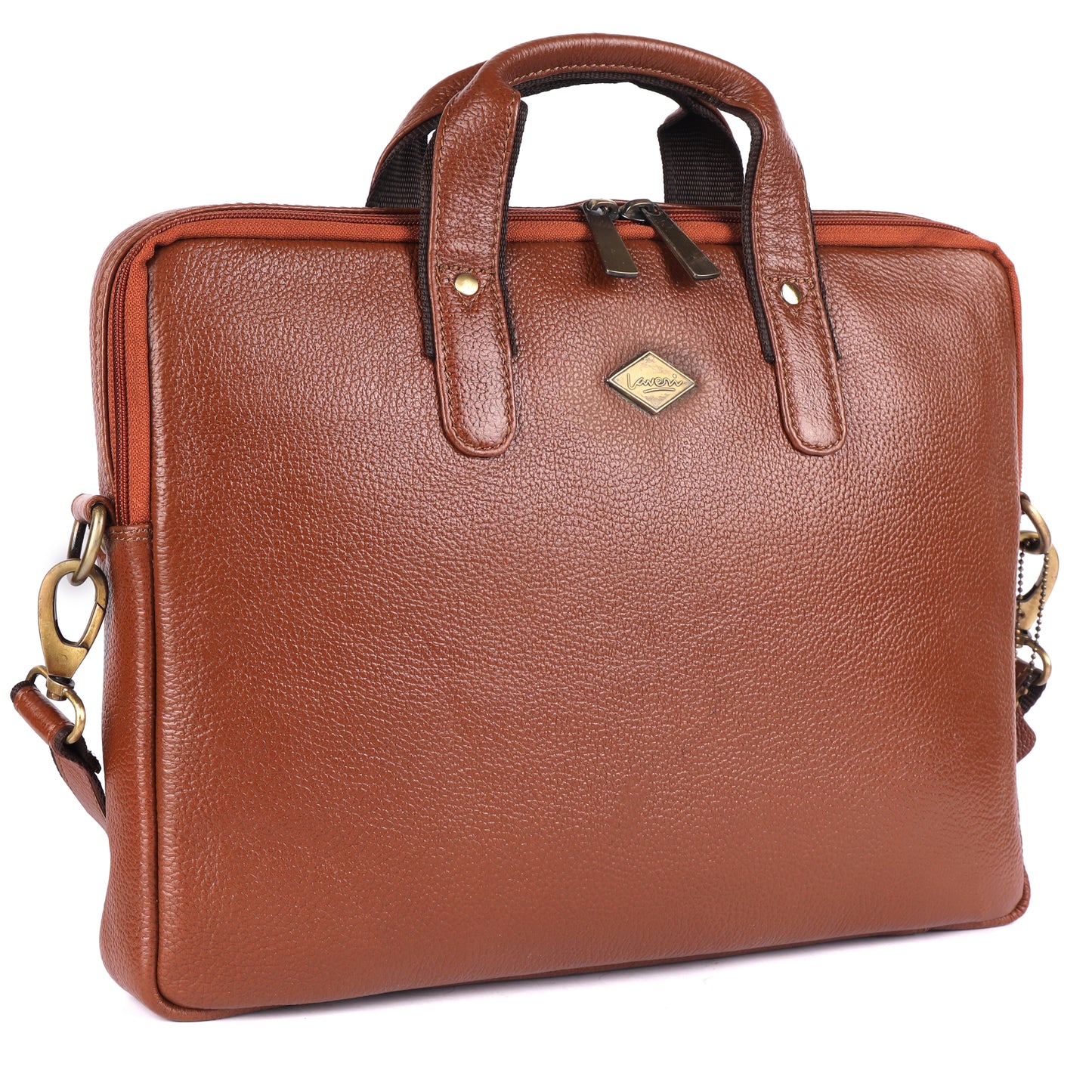 Ultra Light Classic Leather Laptop Bag #2817