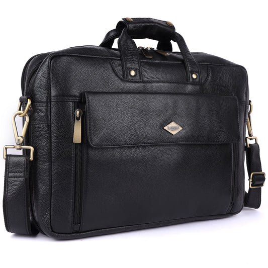 Expandable Leather Laptop Organiser Classic # 2819