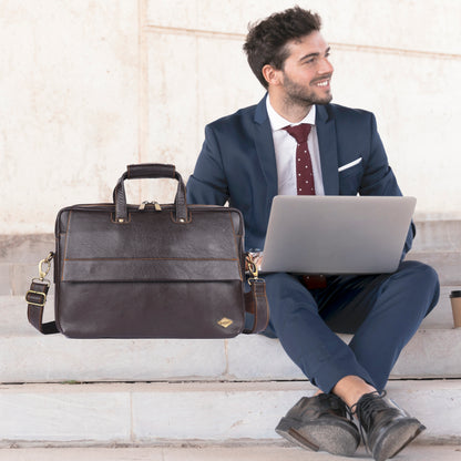 Nomadic Executive Leather Laptop Bag # 2869