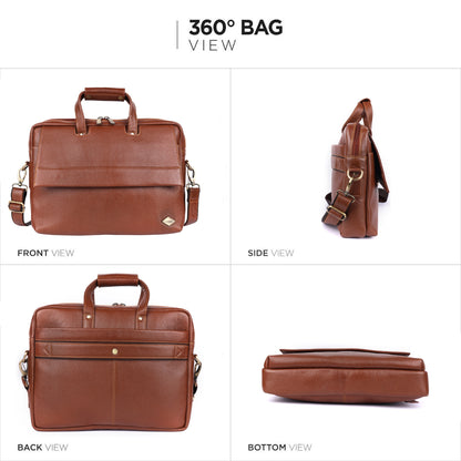 Nomadic Executive Leather Laptop Bag # 2869