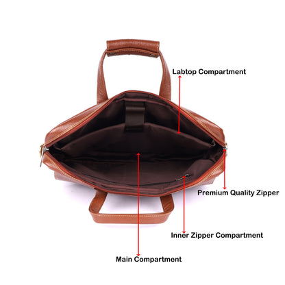 Nomadic Executive Leather Laptop Bag # 2869