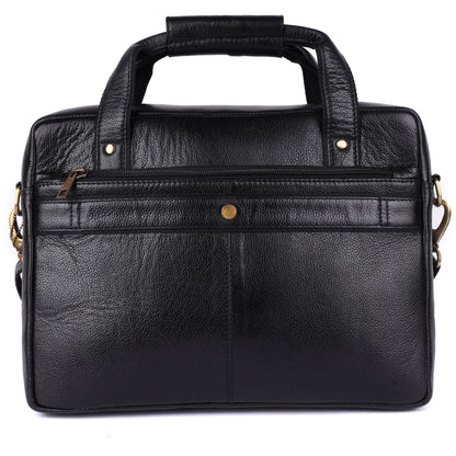 Cityscape Classic Leather Laptop Bag # 2870