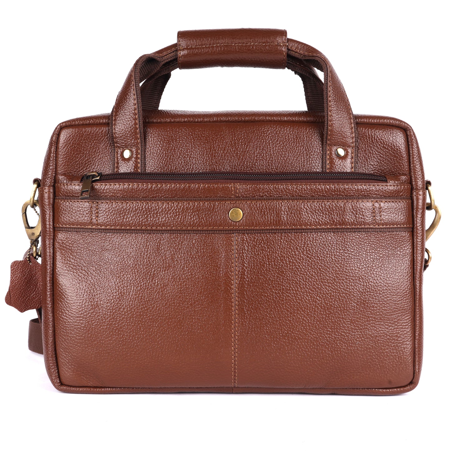 Cityscape Classic Leather Laptop Bag # 2870