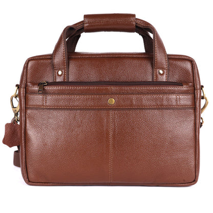 Cityscape Classic Leather Office Laptop Bag # 2870