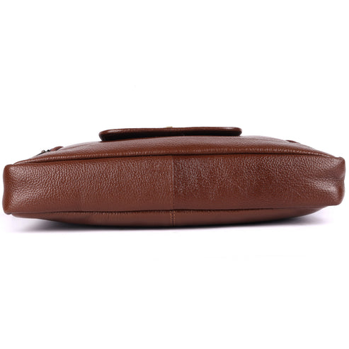 Cityscape Classic Leather Office Laptop Bag # 2870