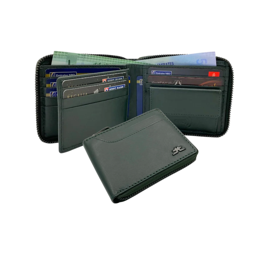 ZipVault 12 Card Full Zip Wallet RFID #4094CNZ.2