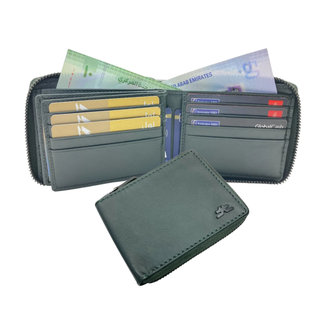 ZipVault Full Zip Bifold Wallet RFID # 983AZ