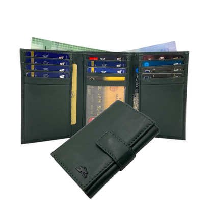 Trifold Wallet RFID Slim 15 Credit Card # 1802L