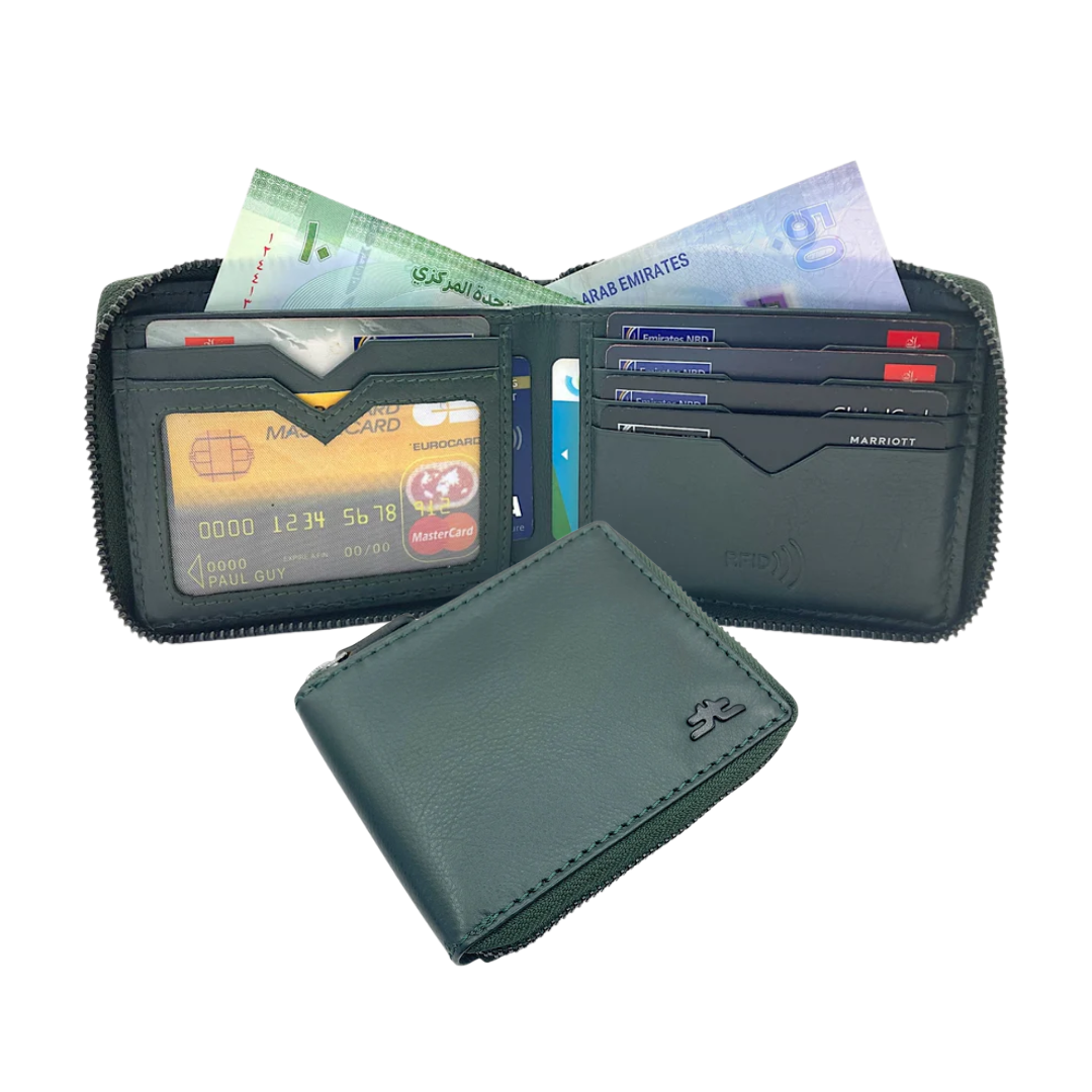 ZipVault Full Zip  Bifold Wallet RFID # 1138Z