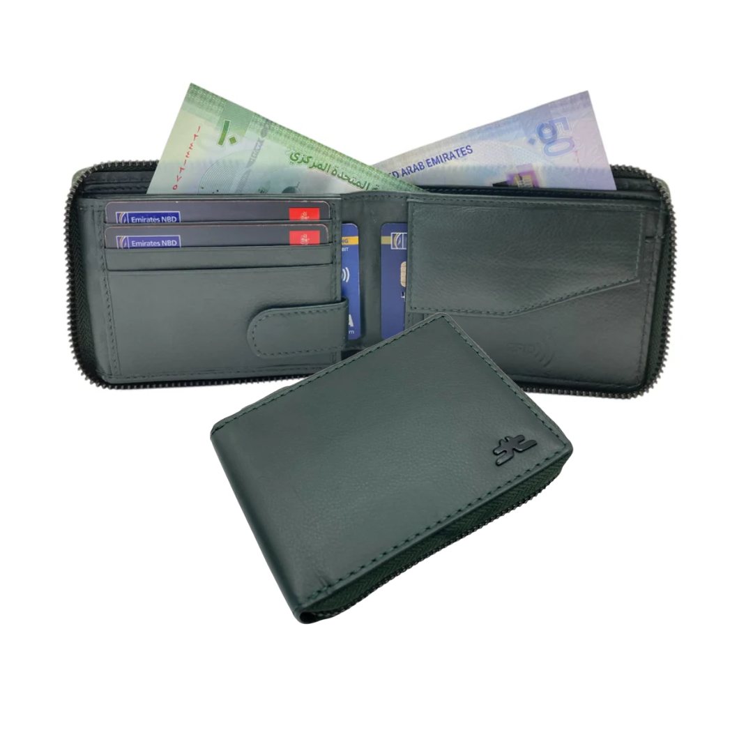 ZipVault Full Zip BiFold Wallet RFID # 1013CZ