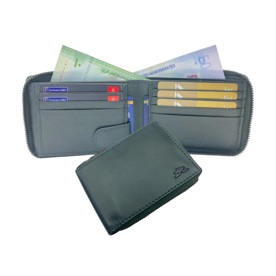 ZipVault Full Zip Bifold Wallet RFID # 1013Z