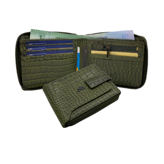 ZipVault 11 Card Full Zip Wallet RFID #4675Z
