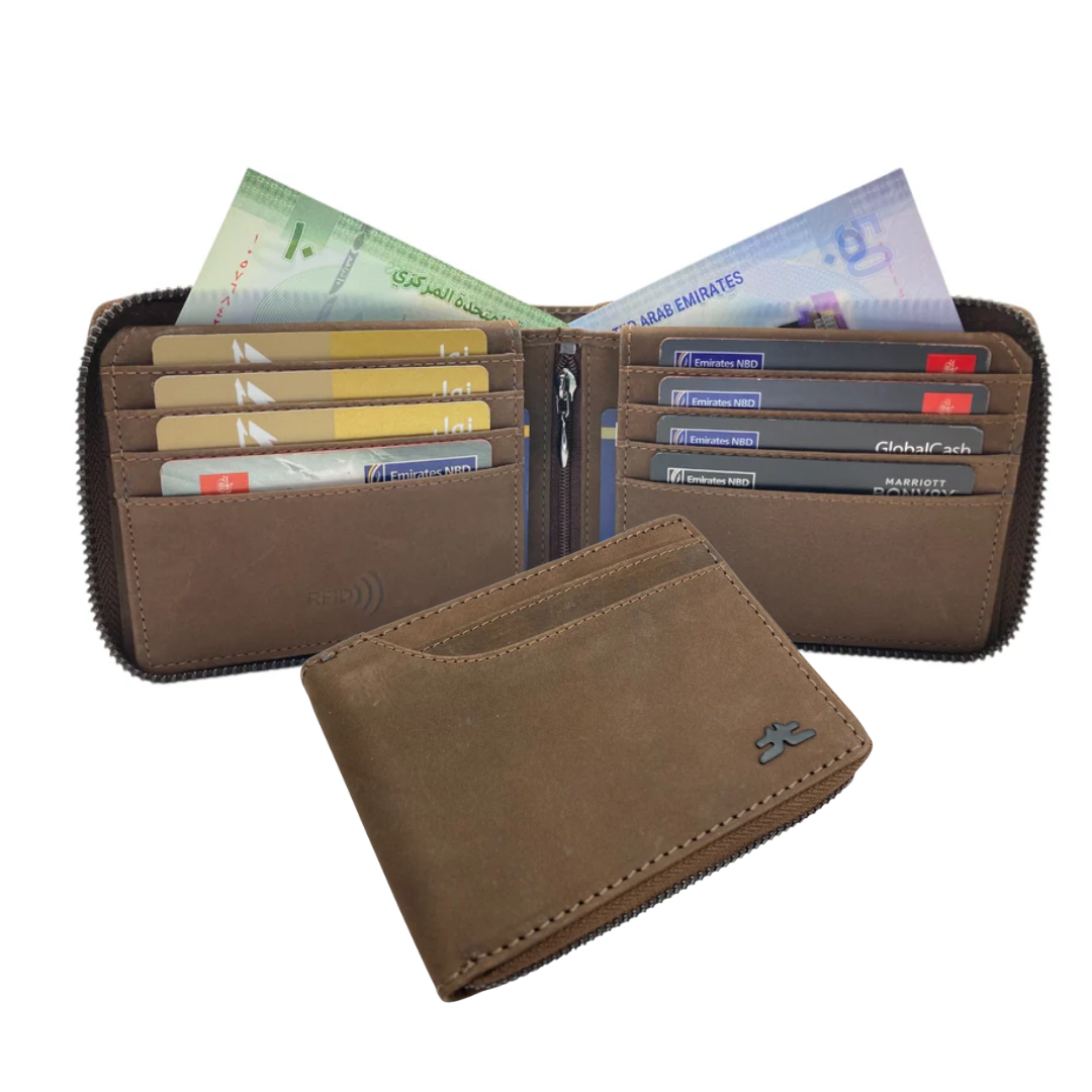 ZipVault Full Zip Wallet RFID # 1244NZ