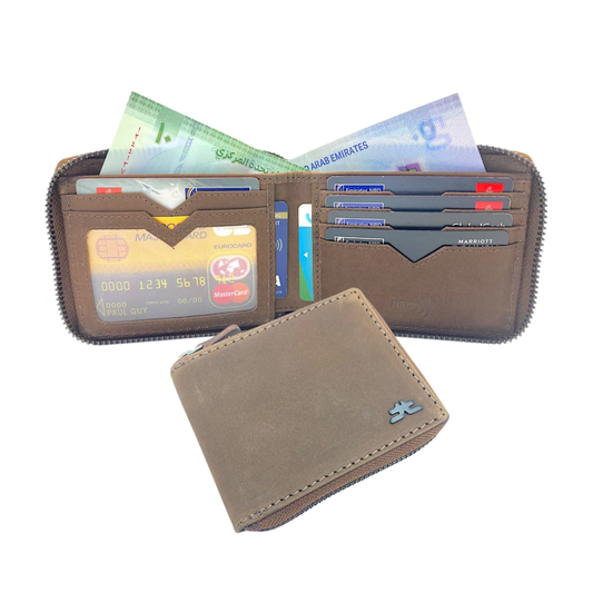 ZipVault Full Zip  Bifold Wallet RFID # 1138Z